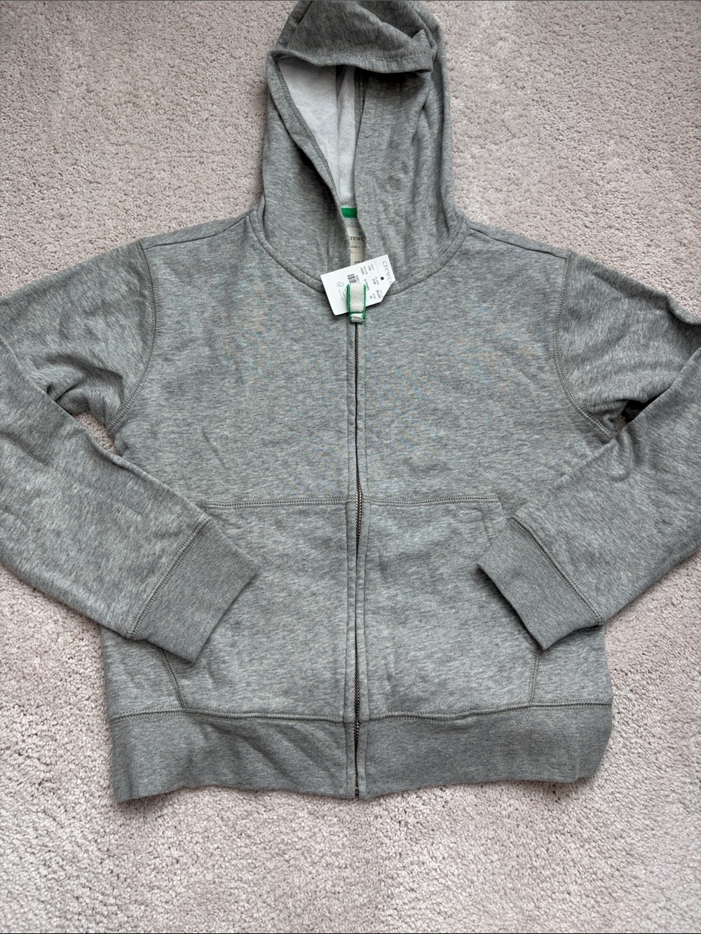 NWT J. Crew French Terry Hoodie, 8
